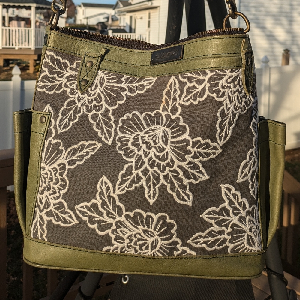 Nena & Co. Green Leather Backpack Strap - Picture 7 of 7